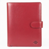 Custom Logo Saffiano Leather Red Women Travel Passport Cover Wallet