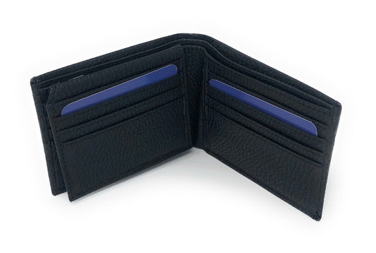 Long Zipper Leather Men Wristlet Wallet Vintage Leather Clutch Wallets