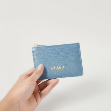 Classic Personalized Card Holder Gift PU Leather Card case Wallet Slim Business Bank ID Holder for Women