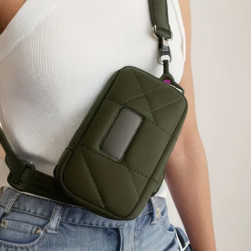 Women's Custom Small Quilted Neoprene Crossbody Bag